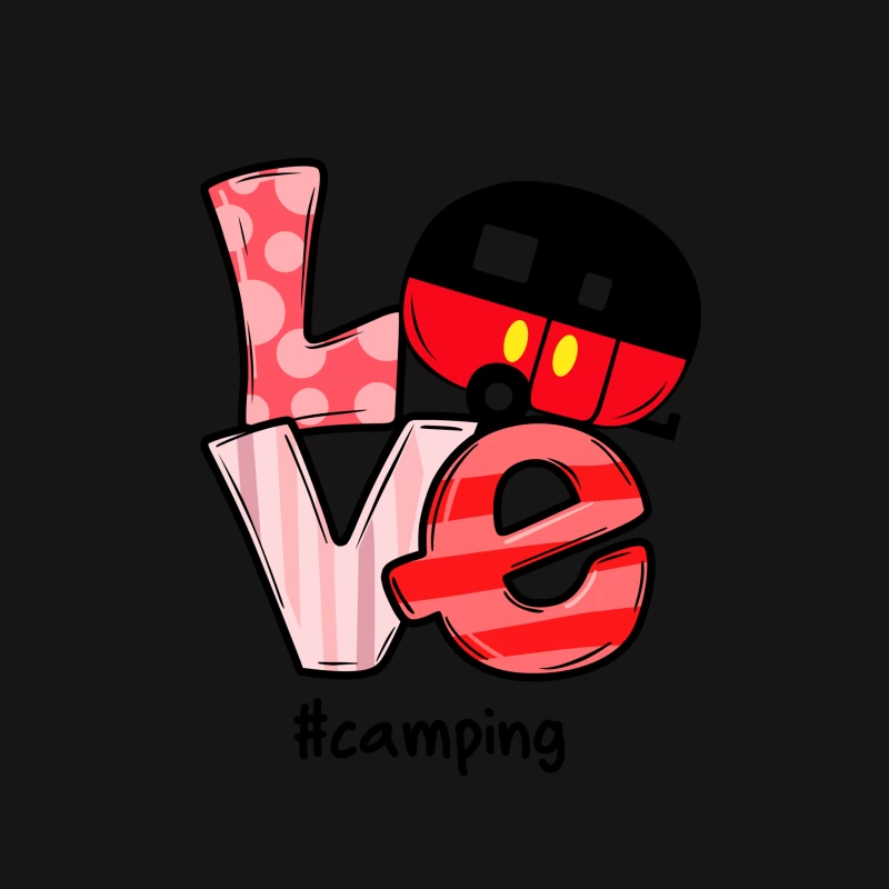 Conception d'amour colorée Femme T-Shirt