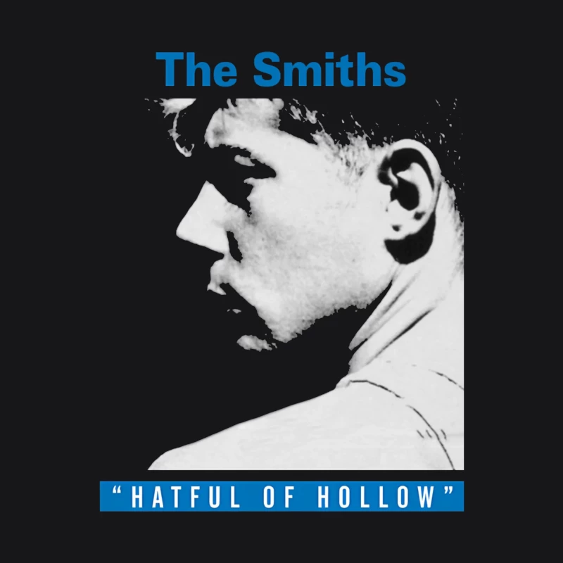 The Smiths 'Hatful of Hollow' Album Cover Art in Black and White Female Pullover Hoodie