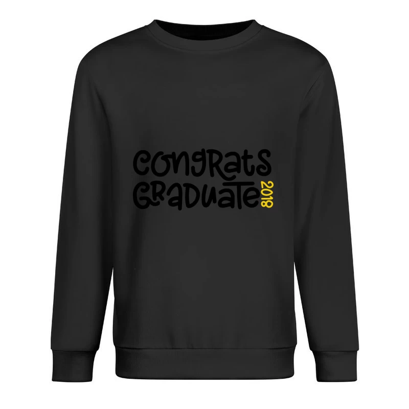 Félicitations Diplômé 2018 Homme Sweat-shirt à enfiler