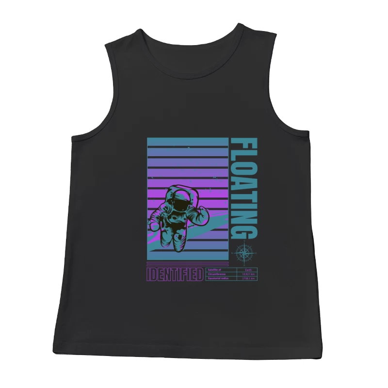 Astronaut im Weltraum schwebend Herren Tanktops