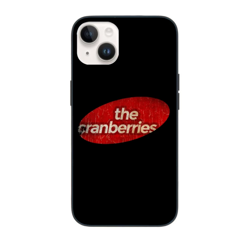 The Cranberries Vintage Band Logo in Red iPhone Case