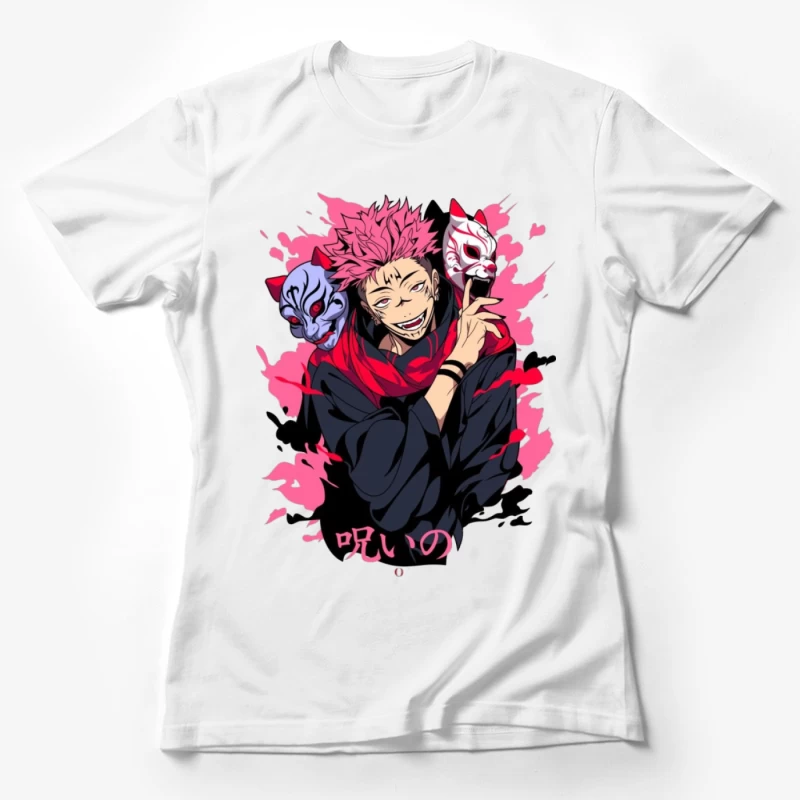 Anime-Charakter mit Masken Damen T-Shirt