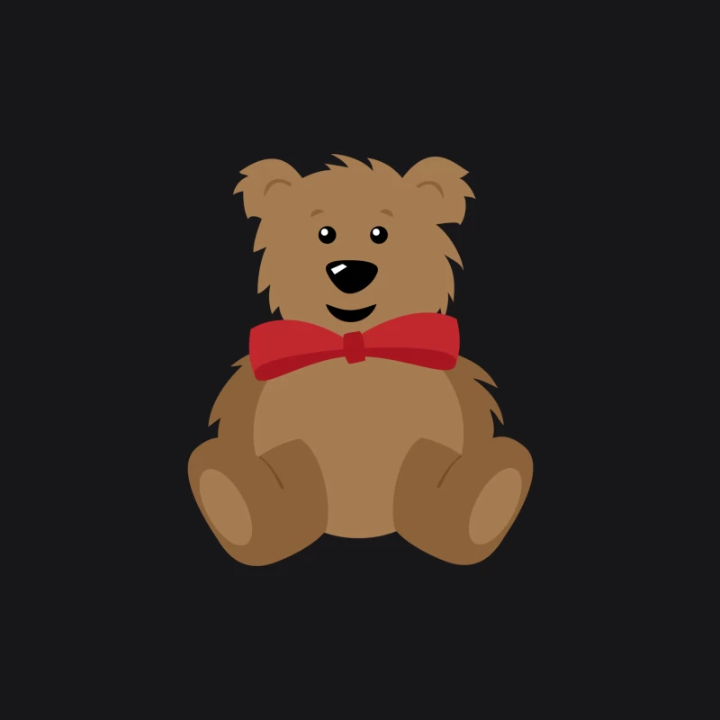 Ours en peluche avec nœud papillon rouge Homme Sweat à capuche