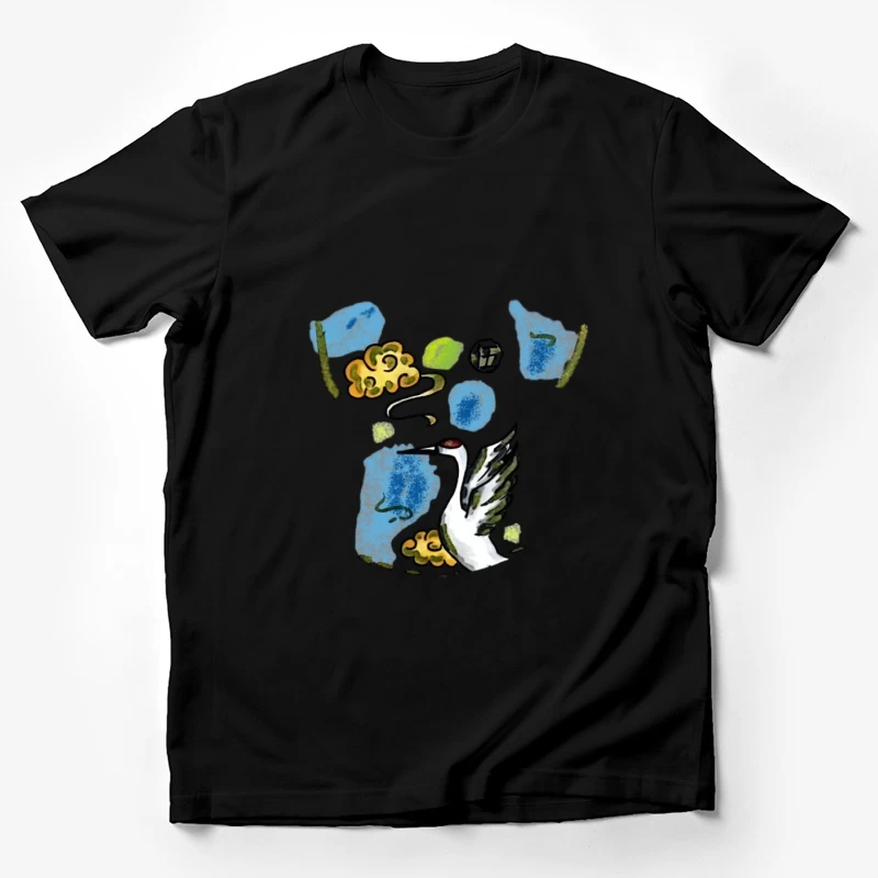Grue dans l'art décoratif Homme T-Shirt