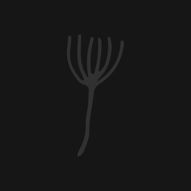 Silhouette de fleur séchée Femme T-Shirt