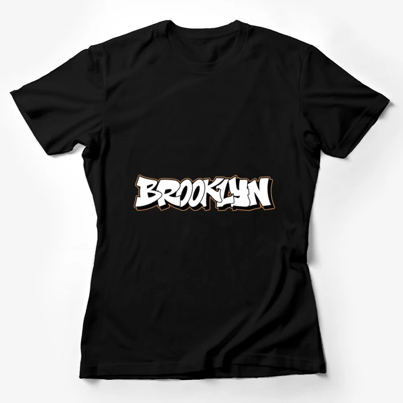 Brooklyn Graffiti-Schriftzug Damen T-Shirt