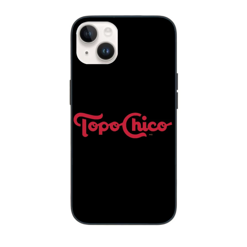 Topo Chico Vintage-Style Red Logo Design iPhone Case