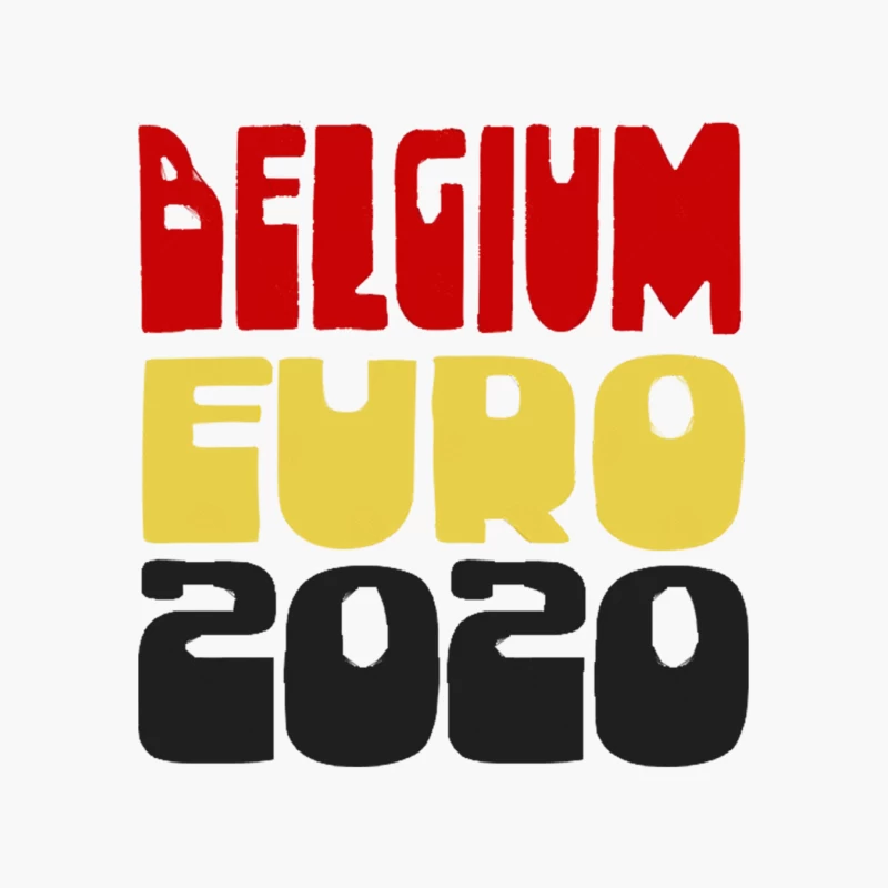 Belgium Euro 2020 Football Fan Design Cotton Tote Bag