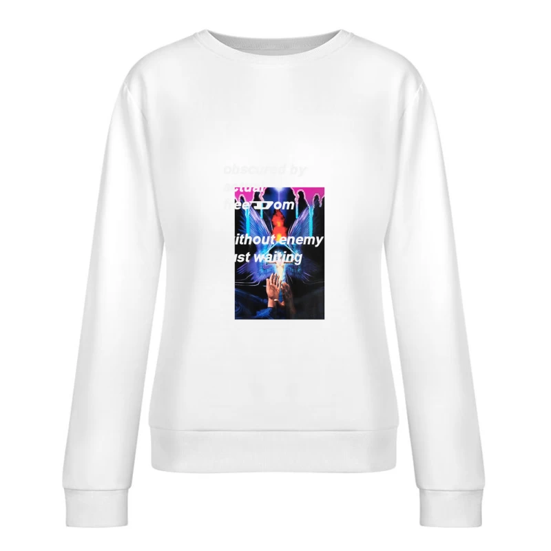Freiheit und Warten Damen Pullover Sweatshirt