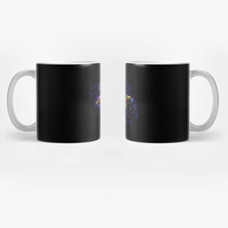 Colorful Abstract Singer Illustration Coffee Mug