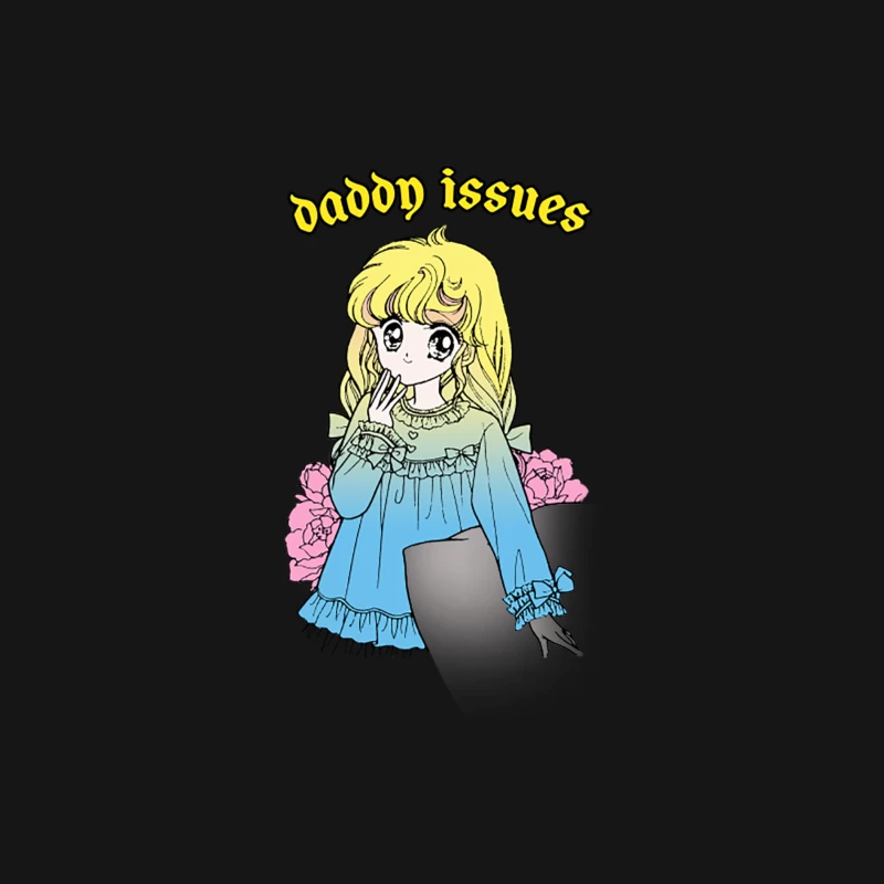 Daddy Issues  Aesthetic Style Faded Design Female Long Sleeve T-Shirt