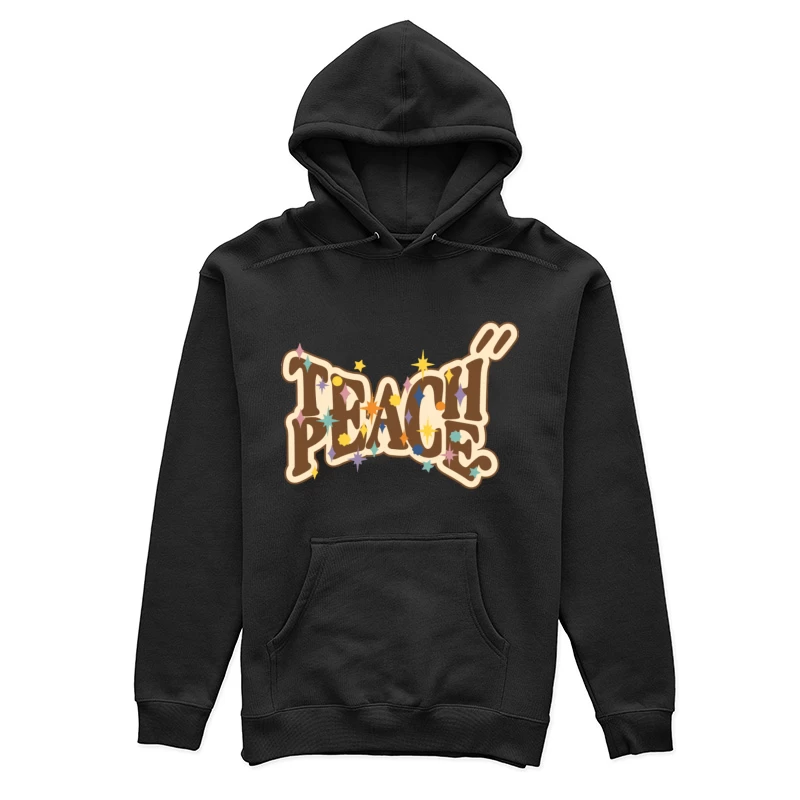 Retro Schriftzug mit funkelnden Sternen Damen Pullover Hoodie