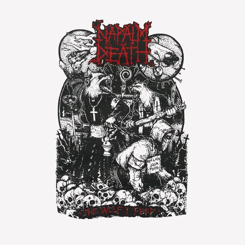 Napalm Death The Wolf I Feed Male T-Shirt