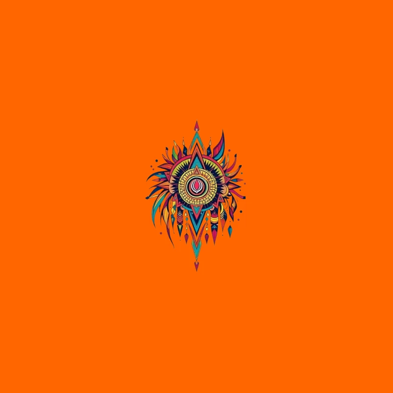Vibrant Tribal Mandala Art iPhone Case