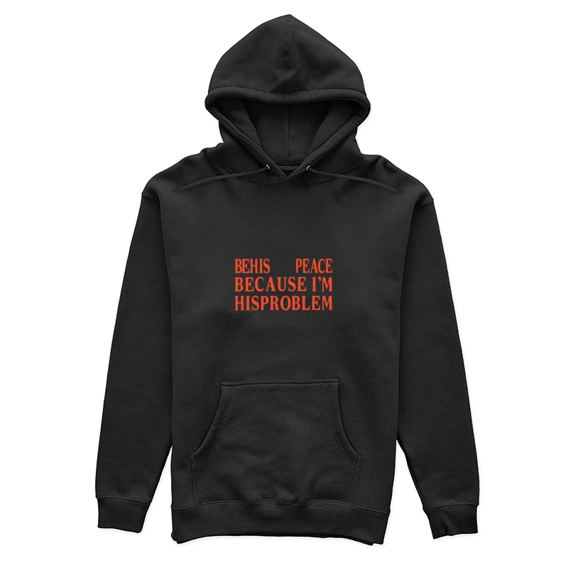 Sei sein Frieden, weil ich sein Problem bin Damen Pullover Hoodie
