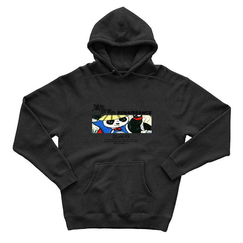 Kung-Fu Panda Comic Illustration Herren Pullover Hoodie