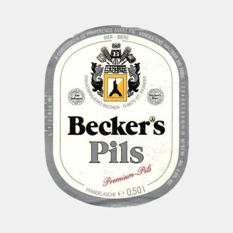 Becker's Beer Male Tank Top