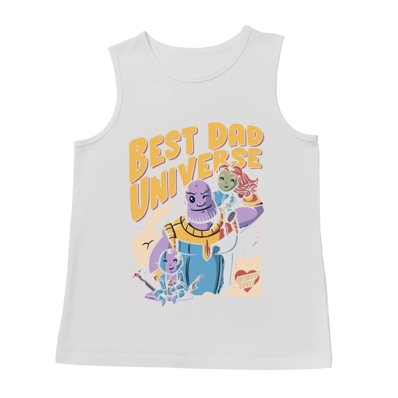 Best Dad in the Universe Comic Art Male Tank Top