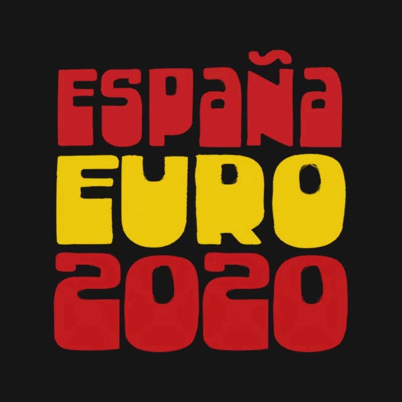 España Euro 2020  Football Fan Design Mouse Pad