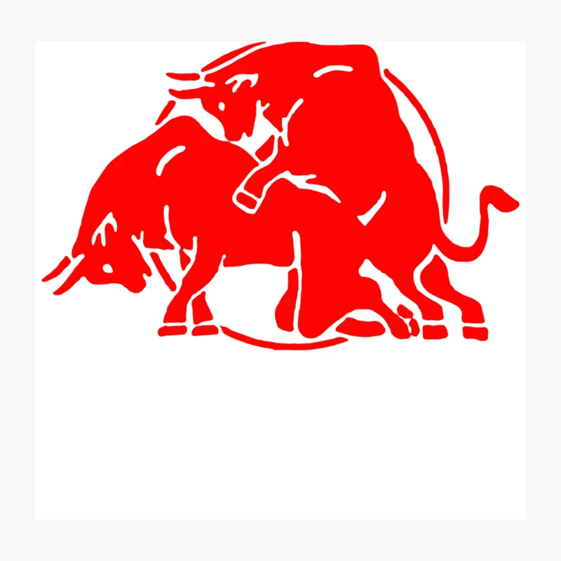 Bad Bull (2) Throw Pillow