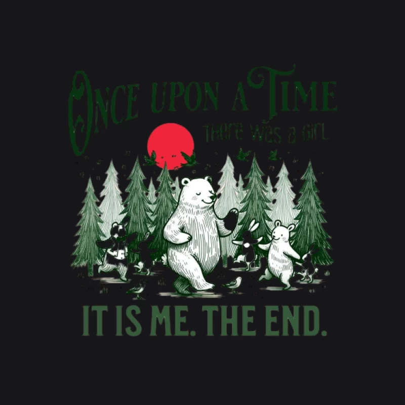 Ein Märchen mit Bären und Wäldern Herren Pullover Hoodie