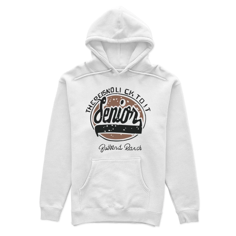 Senior Design auf Büffelleder Damen Pullover Hoodie