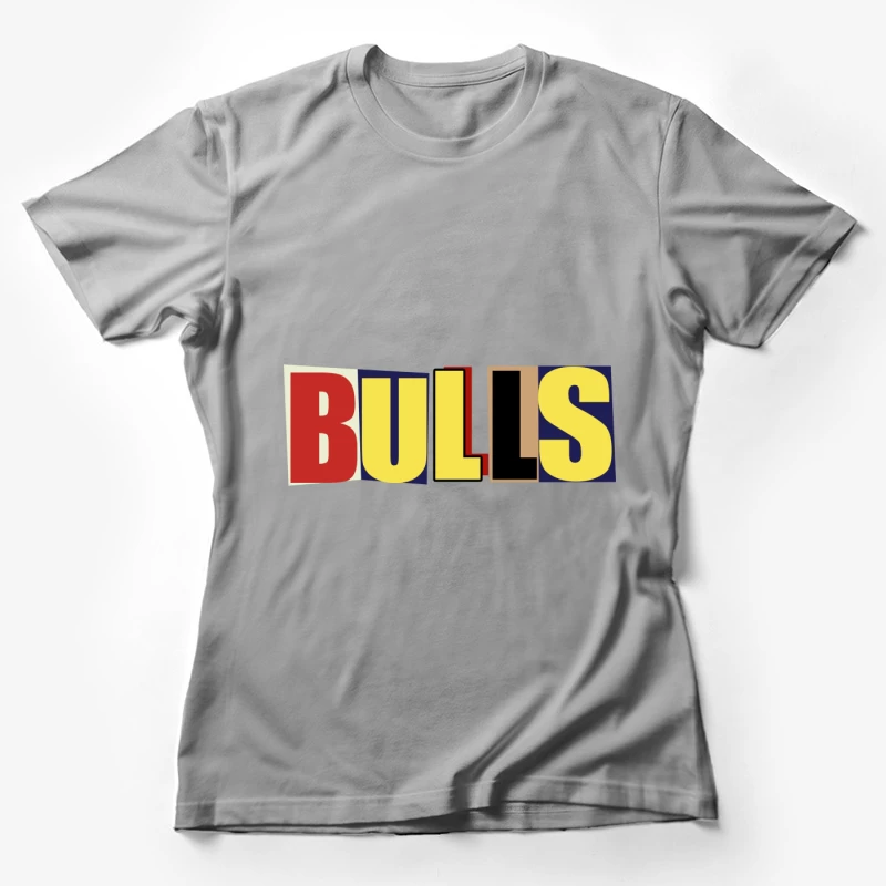 Pop Art Buchstaben Damen T-Shirt