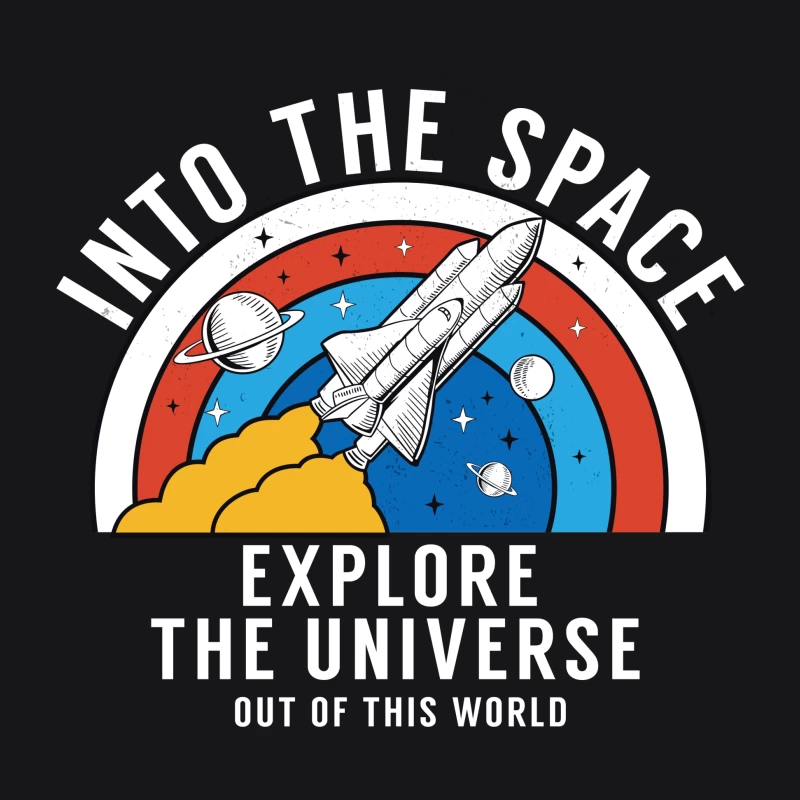 Erforsche das Universum: Ins All Herren Pullover Hoodie