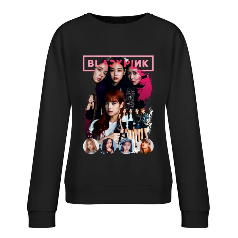BLACKPINK: Iconic K-pop Girl Group Female Pullover Sweatshirt