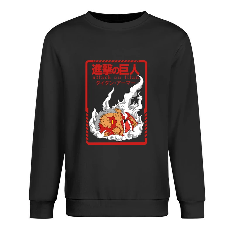 Attack on Titan Graphic Design Male Pullover Sweatshirt