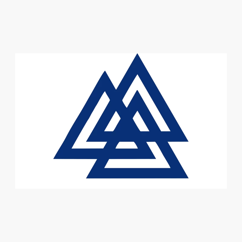 Valknutr Knoten der Gefallenen Odin Nordisch Symbol Aspekte Wotan Travel Mug