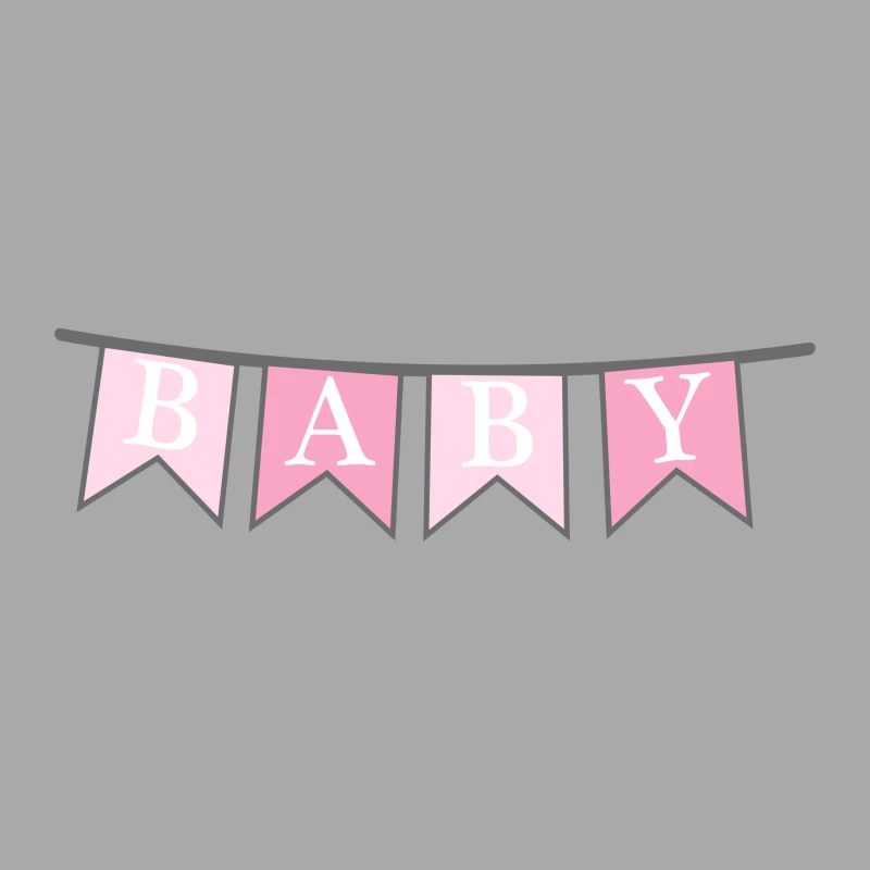Banderole de Fête pour Bébé en Rose Homme Sweat à capuche