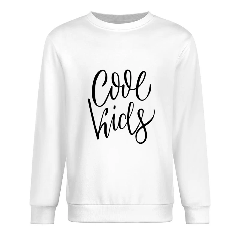 Écriture élégante en noir Homme Sweat-shirt à enfiler