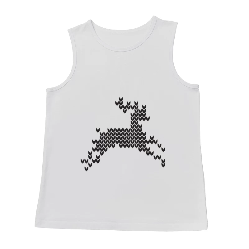 Cerf géométrique en motifs hexagonaux Homme Débardeur