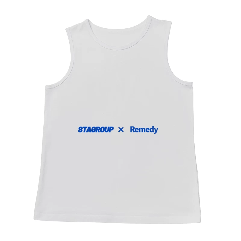 Stagroup und Remedy Kollaboration Logo Herren Tanktops