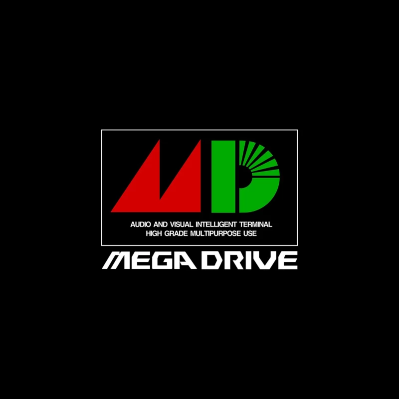 Mega Drive MDJP Logo Desk Mat
