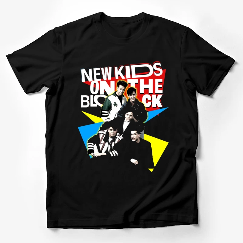 New Kids On The Block Retro Album Art Design Male T-Shirt