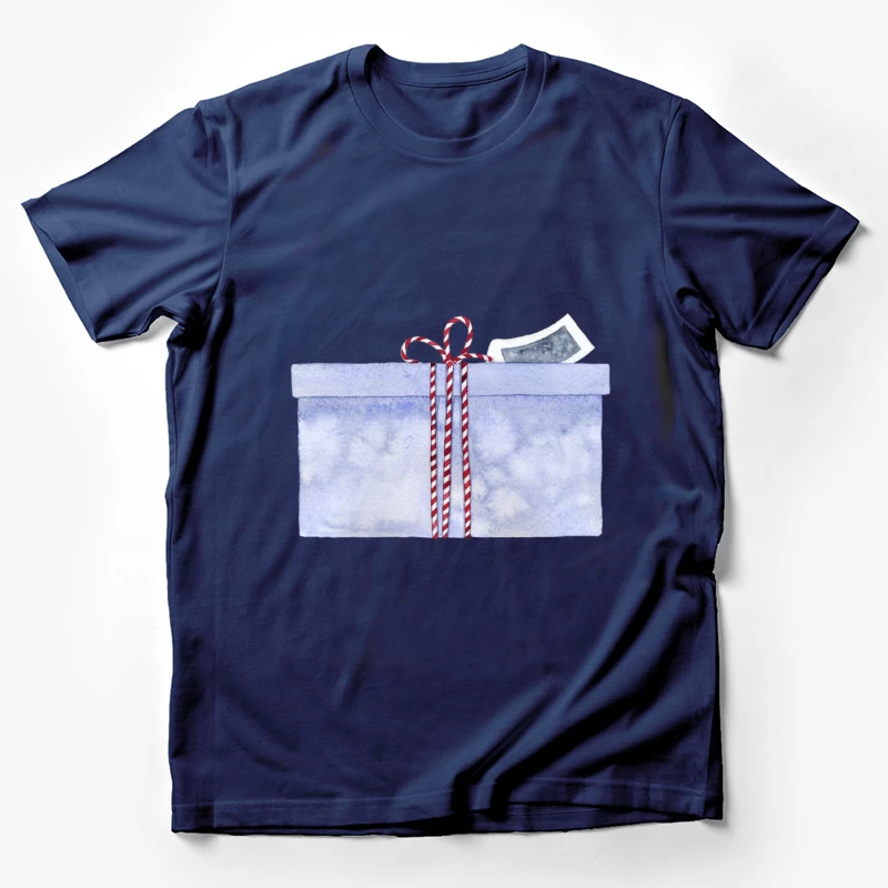 Cadeau enveloppé avec ruban festif Homme T-Shirt