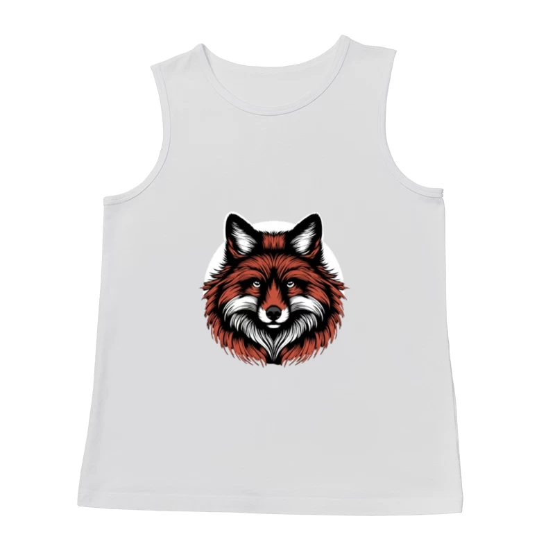 editable Dark Majestic Fox Male Tank Top