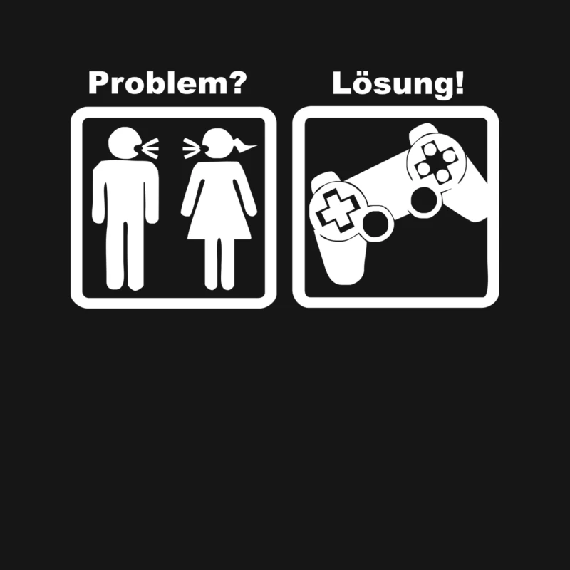 Problem Lösung Zocken Lustig Funny (2) Mouse Pad