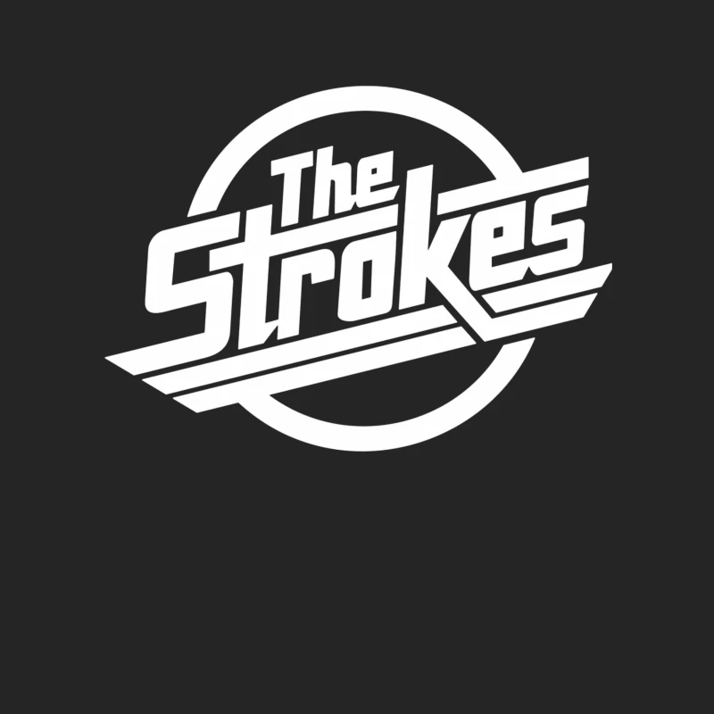 The Strokes Band Logo Outline Male Pullover Sweatshirt