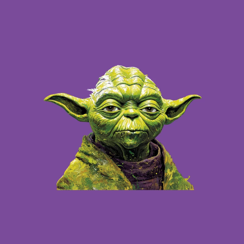 Iconic Green Alien Jedi Master from Star Wars Female T-Shirt