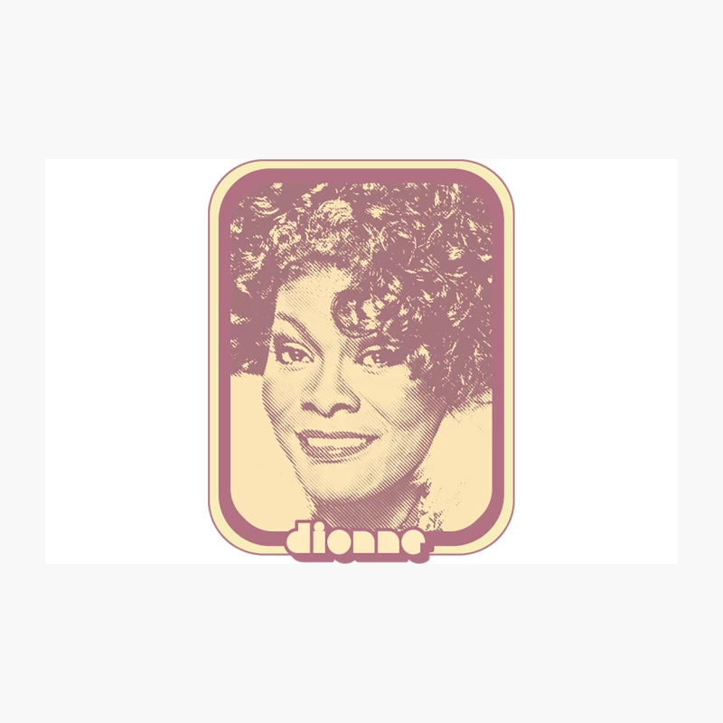Dionne Warwick  Retro Style 70s Aesthetic Fan Design Travel Mug