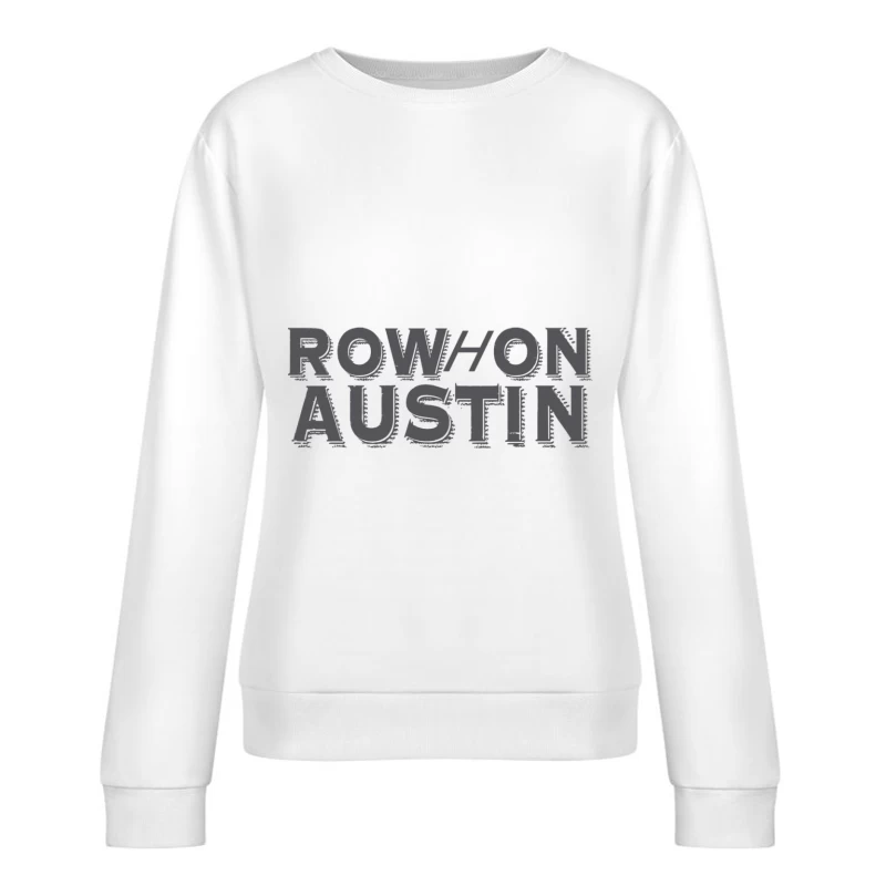 Städtisches Fitnessstudio Logo Damen Pullover Sweatshirt