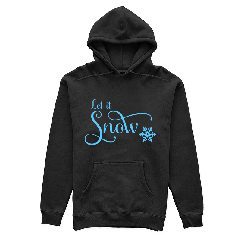 Design hivernal avec flocon et texte Femme Sweat à capuche