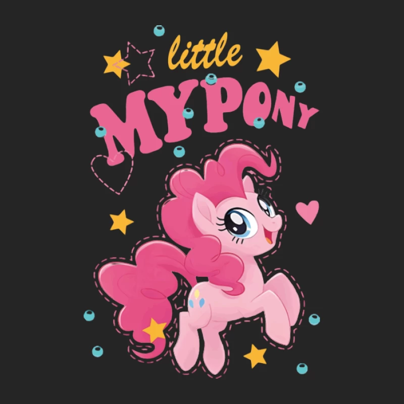 Lustiges rosa Pony-Design Herren Pullover Sweatshirt
