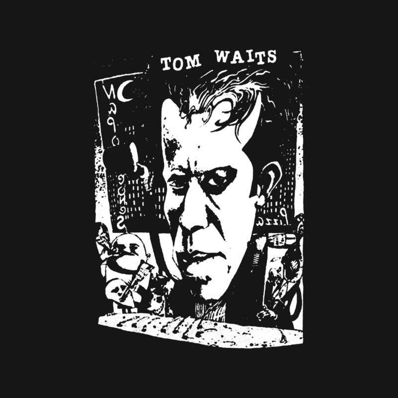 Tom Waits Cele Singer Music Mouse Pad