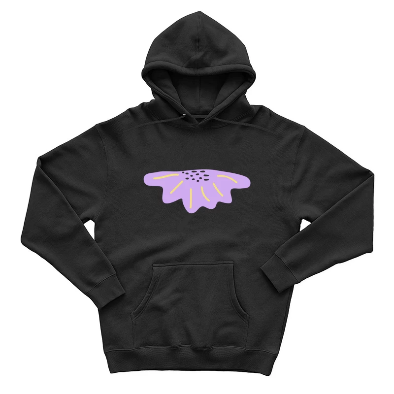 Fleur stylisée violette Homme Sweat à capuche