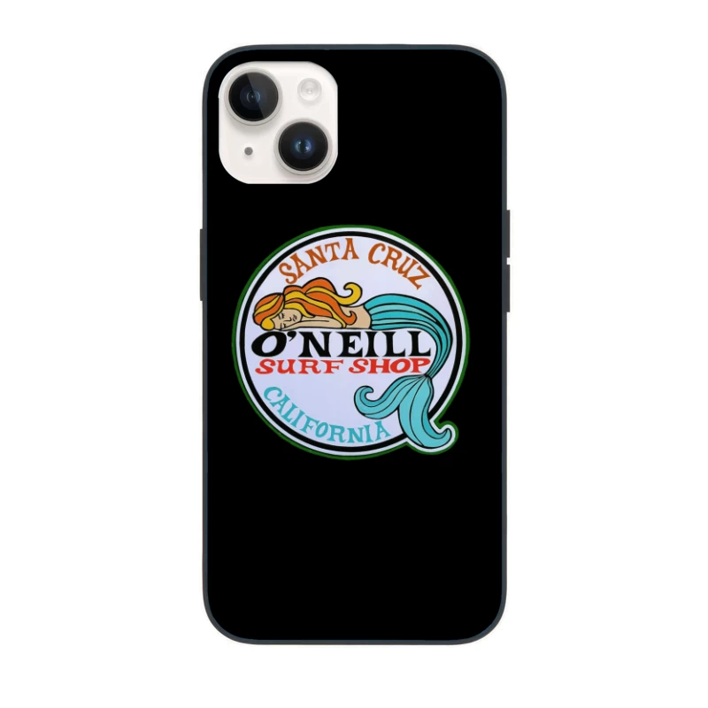 Vintage O'Neill Surf Shop Logo from Santa Cruz, California iPhone Case