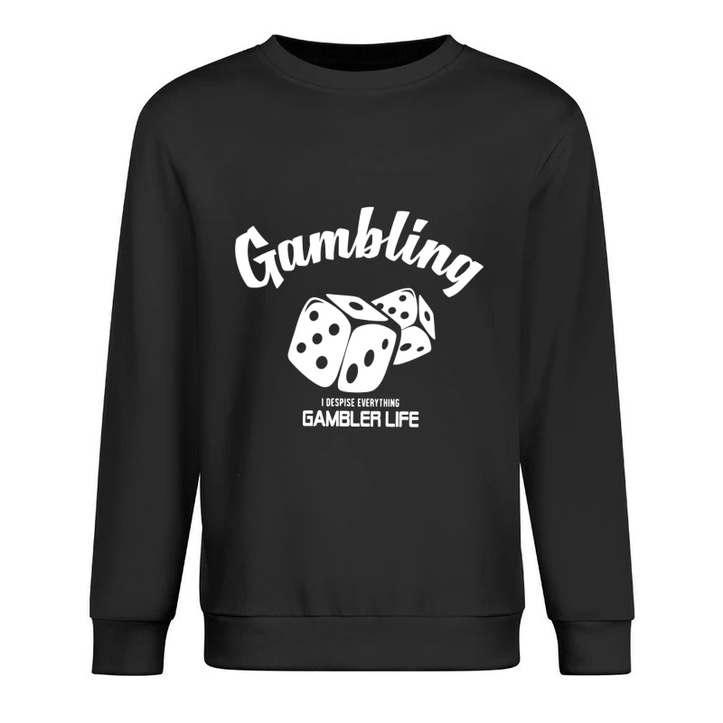 Würfel und Glücksspiel Design Herren Pullover Sweatshirt